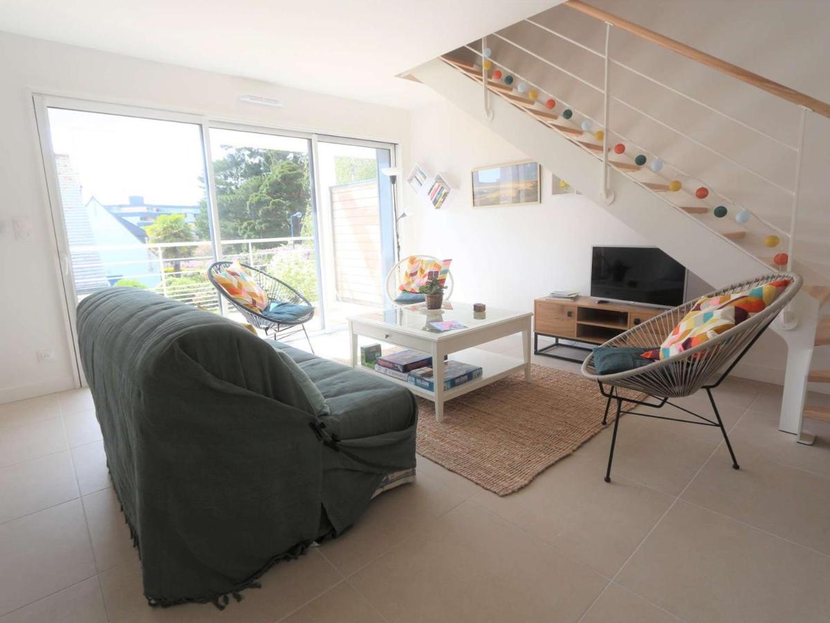 Duplex Lumineux A Benodet: Plage Et Thalasso A Pied, Terrasse, Parking Et Abri Velo Inclus - Fr-1-481-117 エクステリア 写真