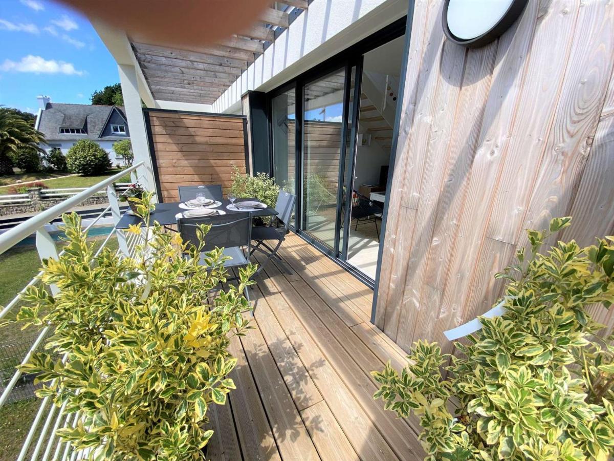 Duplex Lumineux A Benodet: Plage Et Thalasso A Pied, Terrasse, Parking Et Abri Velo Inclus - Fr-1-481-117 エクステリア 写真
