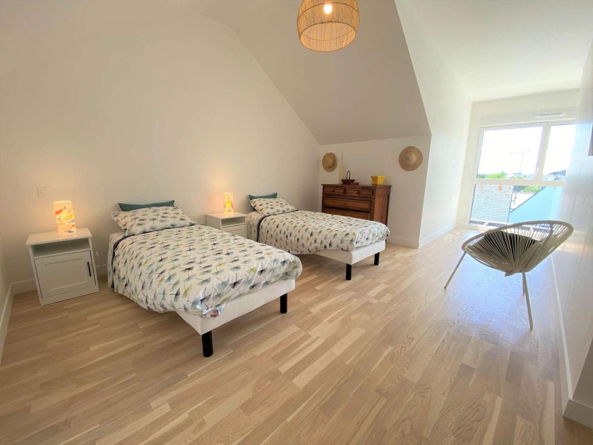 Duplex Lumineux A Benodet: Plage Et Thalasso A Pied, Terrasse, Parking Et Abri Velo Inclus - Fr-1-481-117 エクステリア 写真