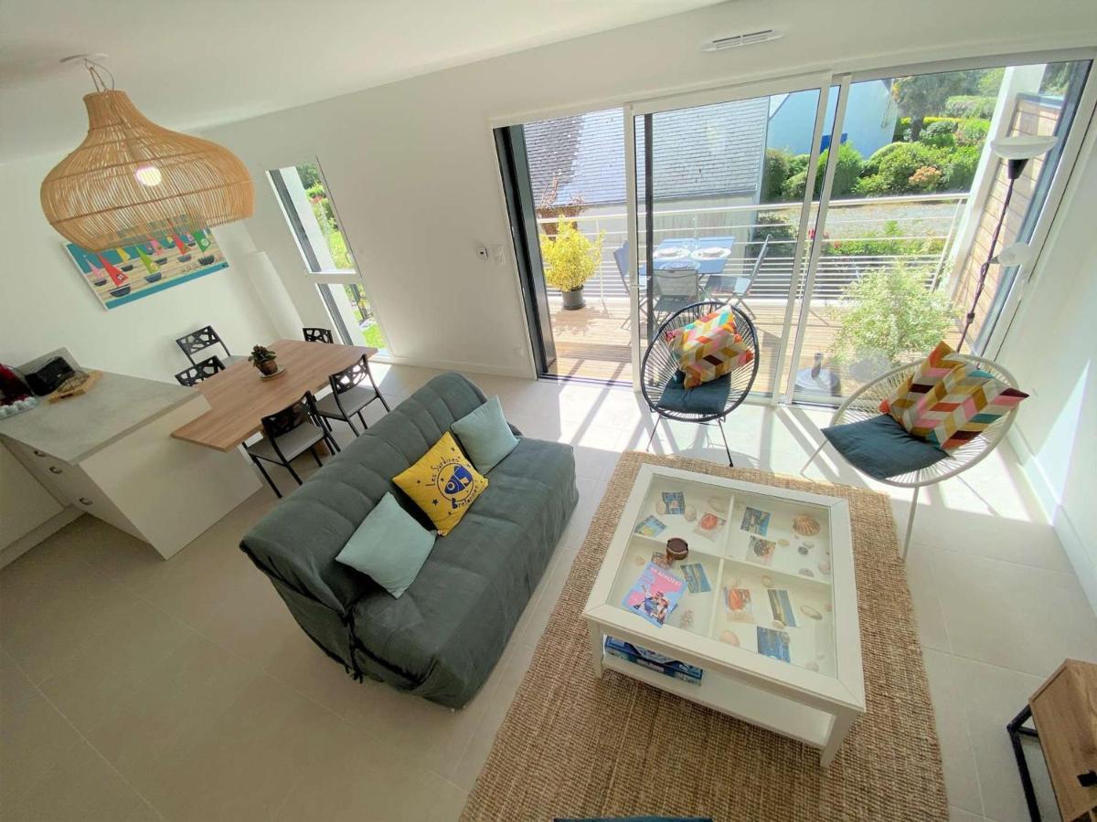 Duplex Lumineux A Benodet: Plage Et Thalasso A Pied, Terrasse, Parking Et Abri Velo Inclus - Fr-1-481-117 エクステリア 写真