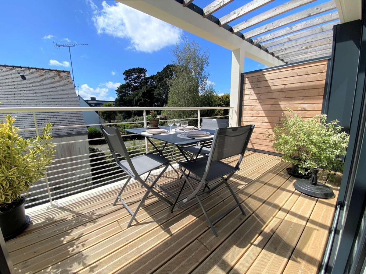 Duplex Lumineux A Benodet: Plage Et Thalasso A Pied, Terrasse, Parking Et Abri Velo Inclus - Fr-1-481-117 エクステリア 写真