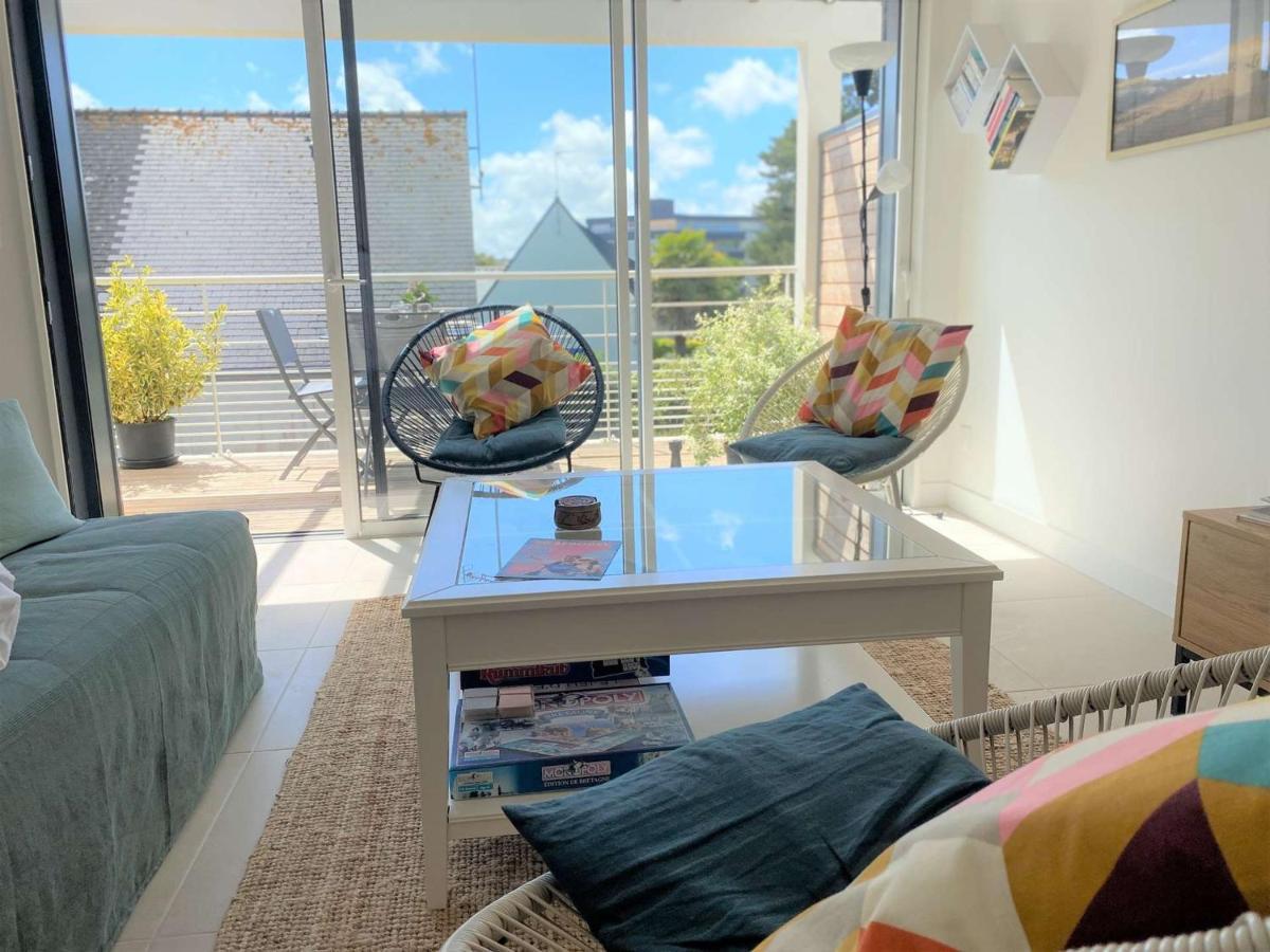 Duplex Lumineux A Benodet: Plage Et Thalasso A Pied, Terrasse, Parking Et Abri Velo Inclus - Fr-1-481-117 エクステリア 写真